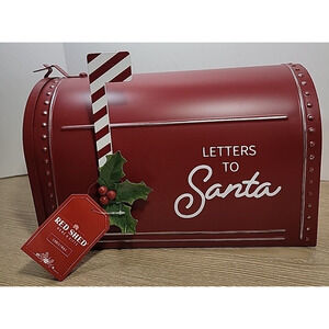 Red Shed Letters to Santa Christmas‎ Mailbox Decor Tabletop Decor JX24FD101 NEW